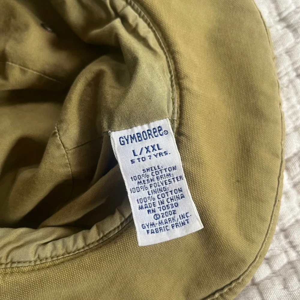 Gymboree Kids 5-7 Bucket Hat‎ Green Fishing